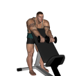 Reverse Curl - Standing Incline Dumbbell Alternate